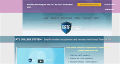 Desktop Screenshot of gatecollegesystem.com